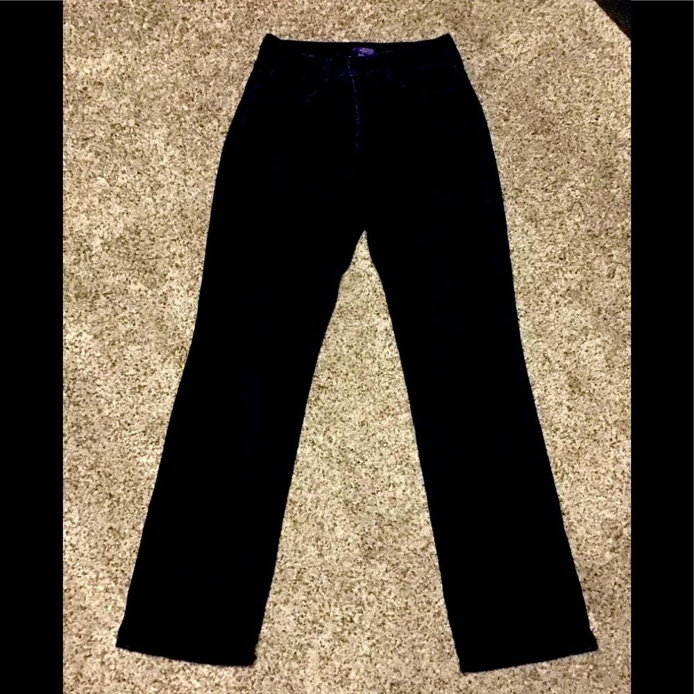 NYDJ Bootcut Black Jeans, size 6